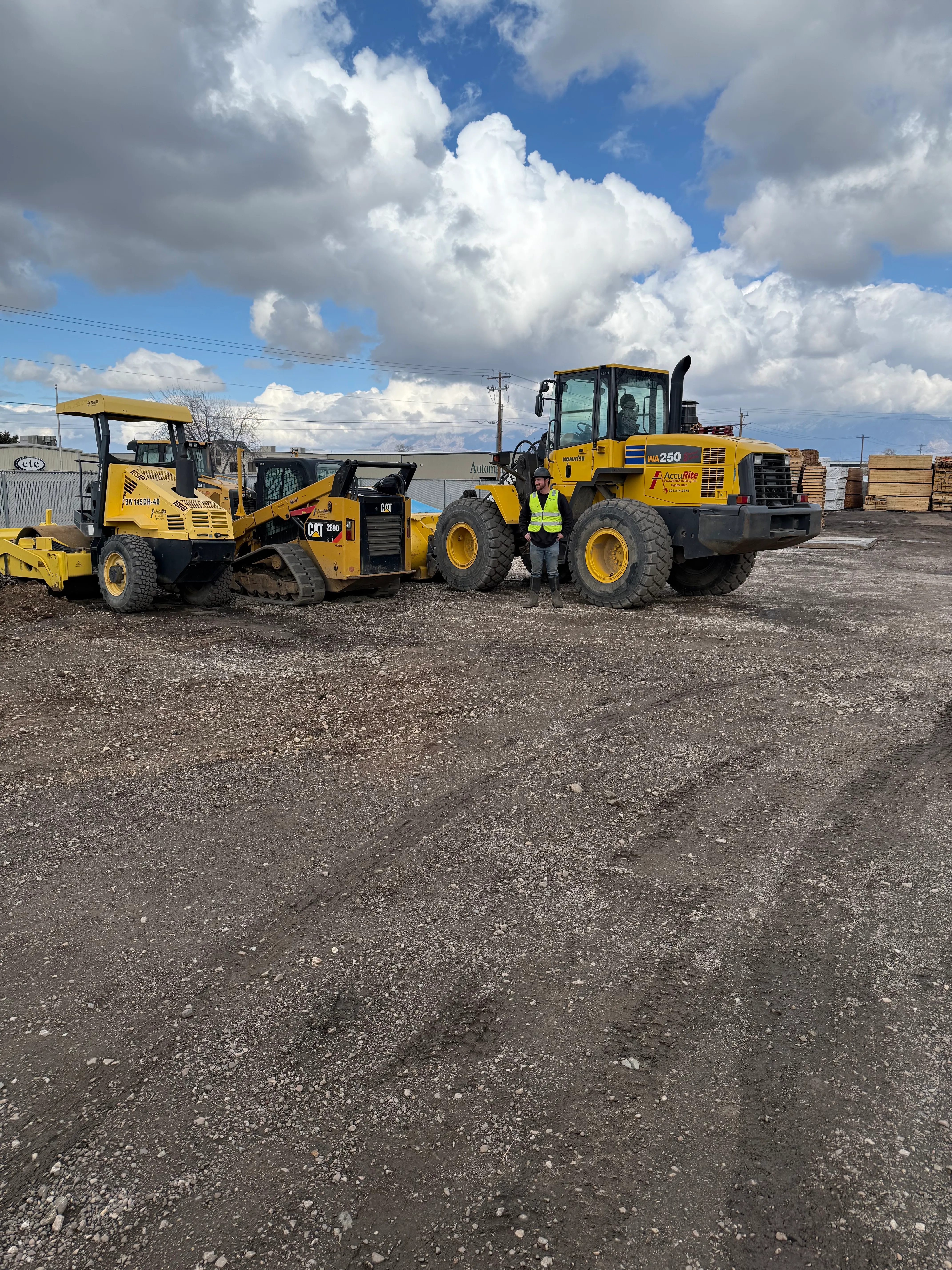 grading land clearing