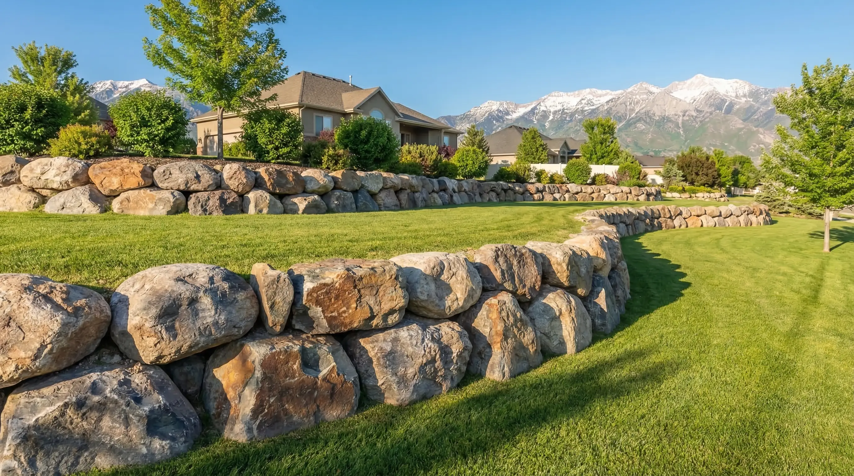 Rock Walls & Retaining Walls